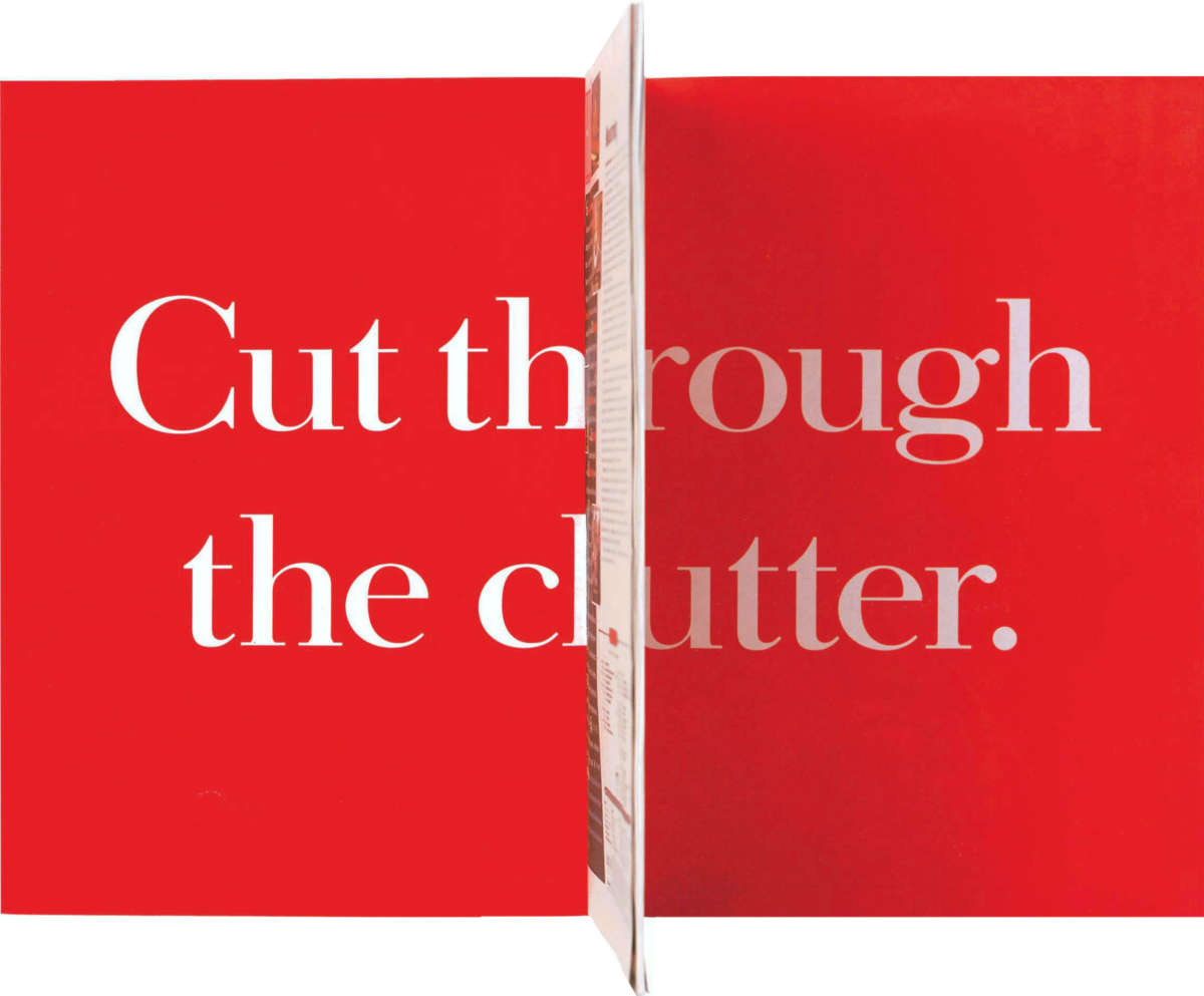 CUT CLUTTER